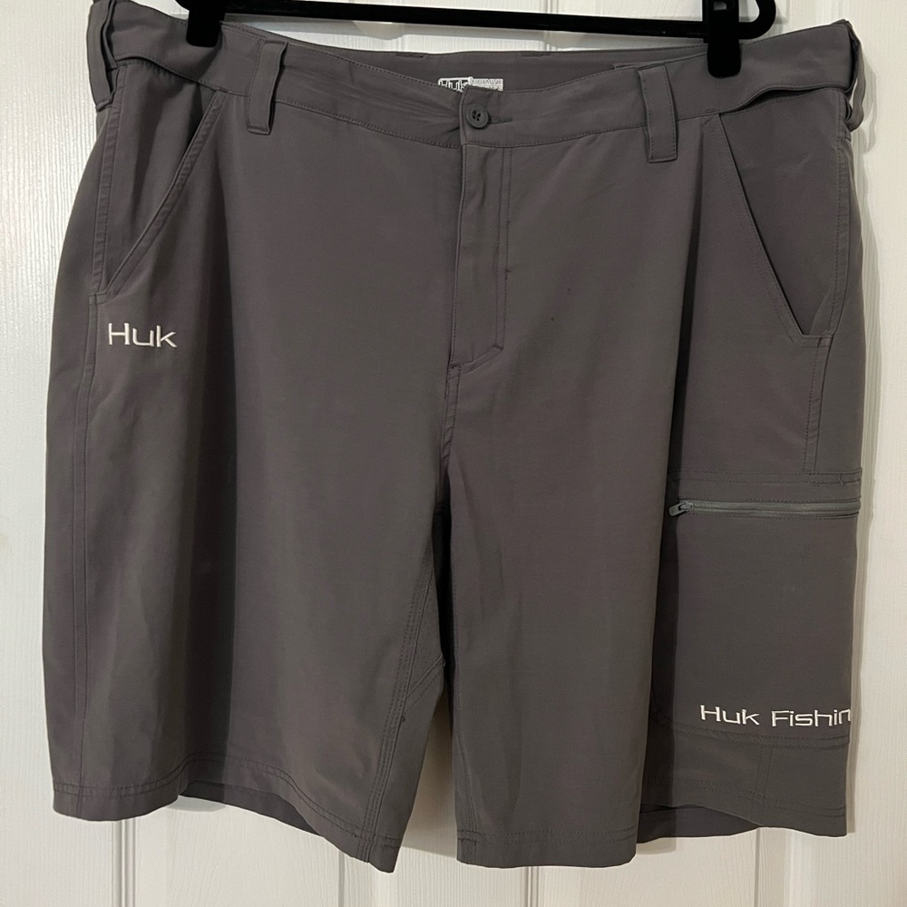 Huk Gray Performance Men's Shorts